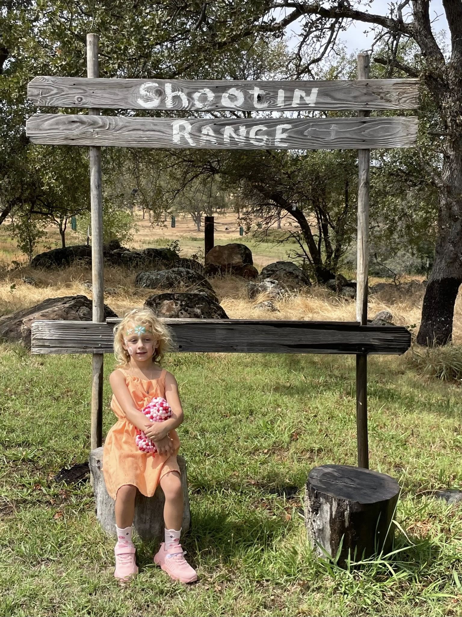 Shooting range at Charlton Ranch